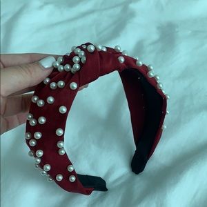 Red pearl headband *New*